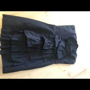 Mini black bcbg cocktail dress